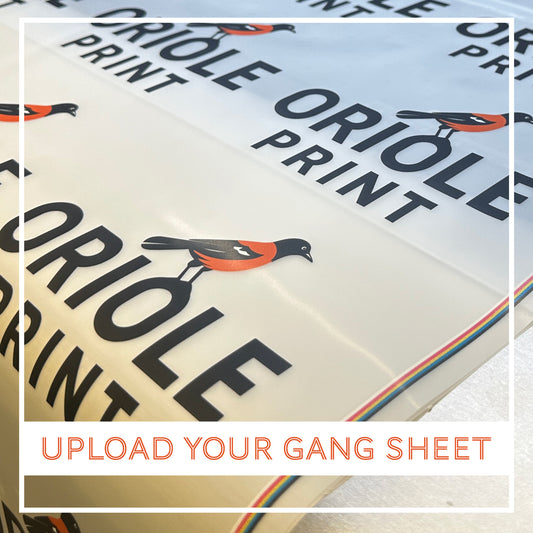 Upload Your DTF Film Gang Sheet